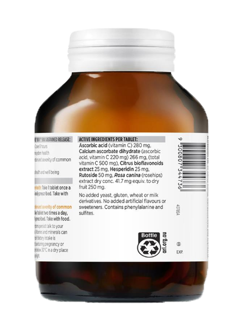 Blackmores - Bio C Sustained Release 500mg 200 Viên Nén - Hàng Auth Từ Úc