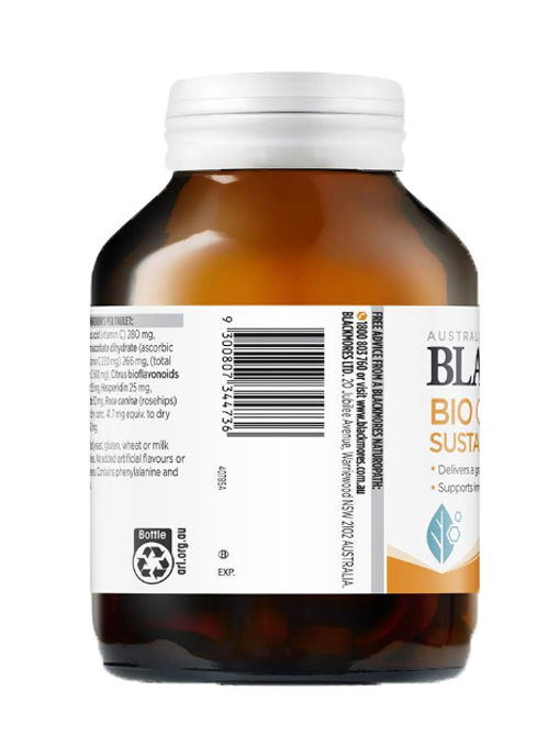 Blackmores - Bio C Sustained Release 500mg 200 Viên Nén - Hàng Auth Từ Úc
