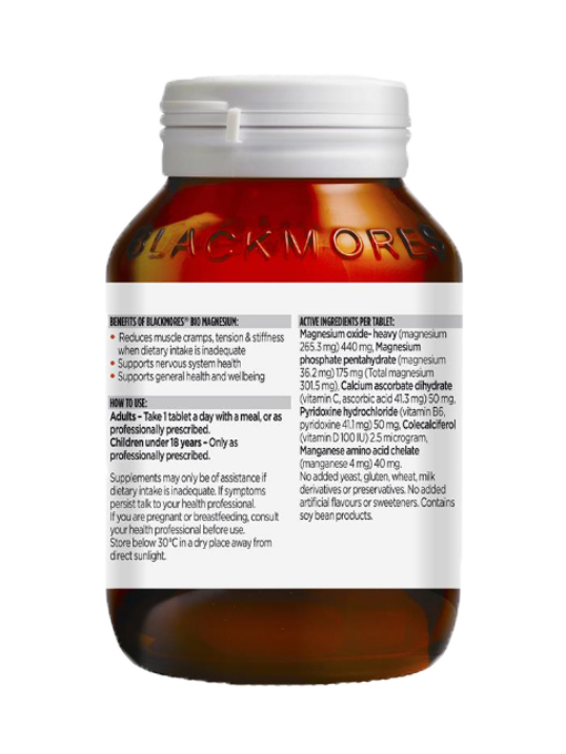 Blackmores - Bio Magnesium 100 Viên Nén -  Hàng Auth Từ Úc