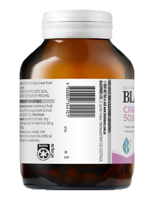 Blackmores - Cranberry Forte 50000 90 Viên Nang - Hàng Auth Từ Úc