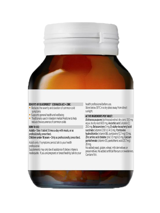 Blackmores - Echinacea ACE + Zinc 60 Viên Nén - Hàng Auth Từ Úc