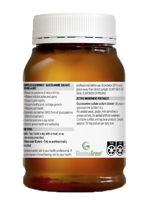 Blackmores - Glucosamine 1500mg 180 Viên Nén -  Hàng Auth Từ Úc
