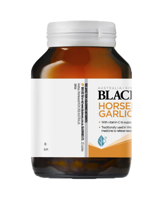 Blackmores - Horseradish Garlic + C 90 Viên Nén - Hàng Auth Từ Úc