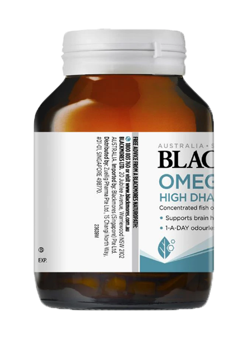Blackmores - Omega Brain Health 60 Viên Nang - Hàng Auth Từ Úc