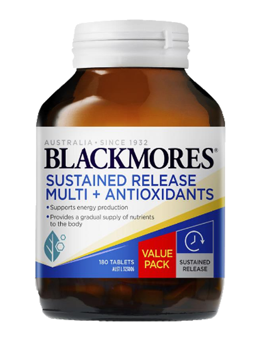Blackmores - Sustained Release Multi + Antioxidants 180 Viên Nén - Hàng Auth Từ Úc