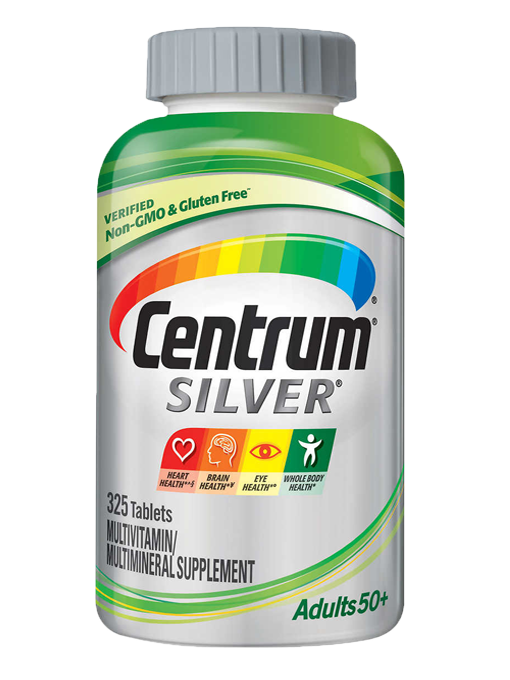 Centrum - Silver Adults 50+ Multivitamin 325 Viên Nén - Hàng Auth Từ Mỹ