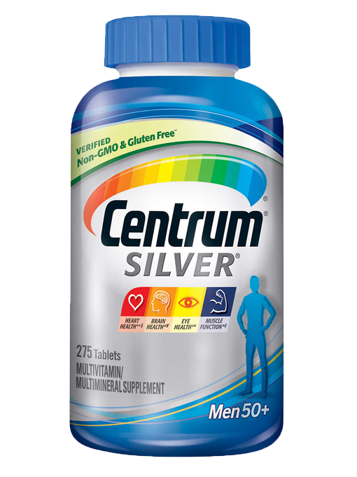Centrum - Silver Men 50+ 275 Viên Nén - Hàng Auth Từ Mỹ
