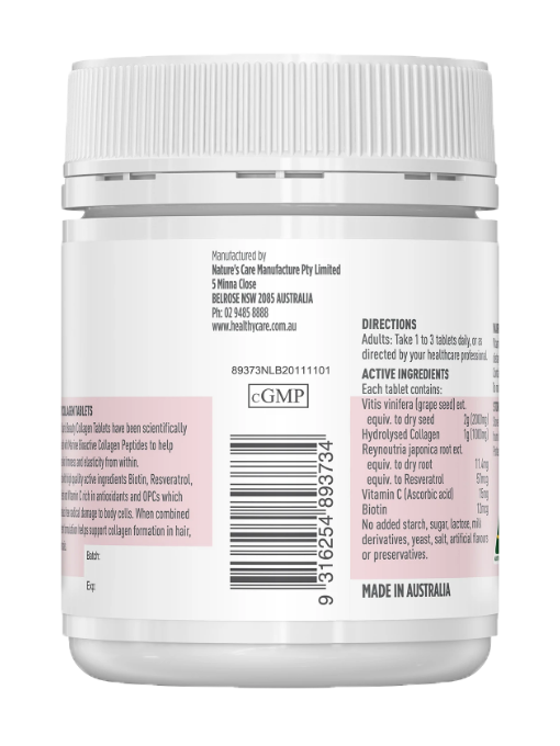 Healthy Care - Beauty Collagen 60 Viên Nén -  Hàng Auth Từ Úc