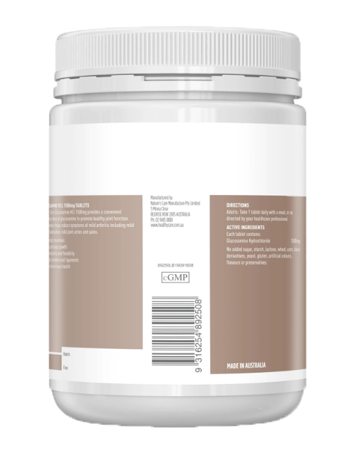 Healthy Care - Glucosamine HCL 1500mg 400 Viên Nén -  Hàng Auth Từ Úc
