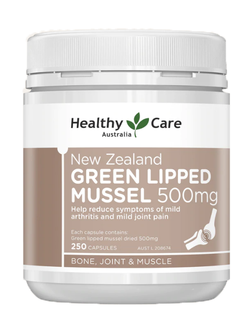 Healthy Care - New Zealand Green Lipped Mussel 500mg 250 Viên Nang -  Hàng Auth Từ Úc