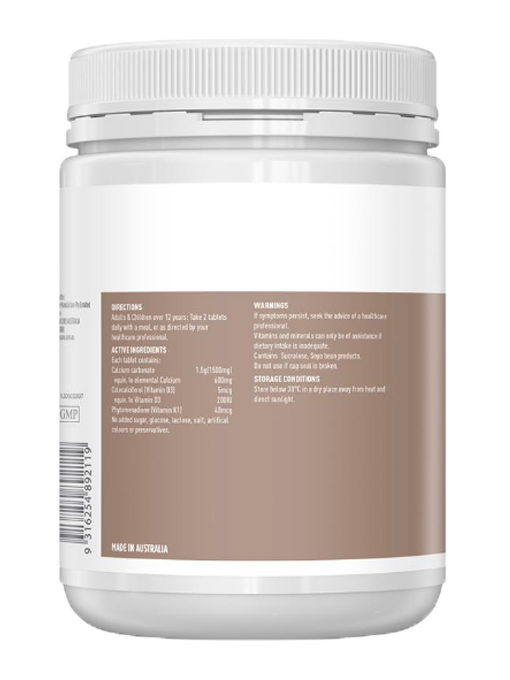 Healthy Care - Super Calcium Complex D 400 Viên Ngậm -  Hàng Auth Từ Úc