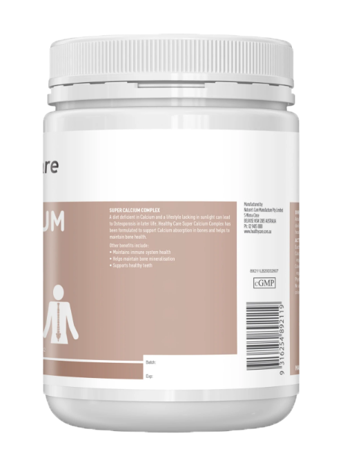 Healthy Care - Super Calcium Complex D 400 Viên Ngậm -  Hàng Auth Từ Úc