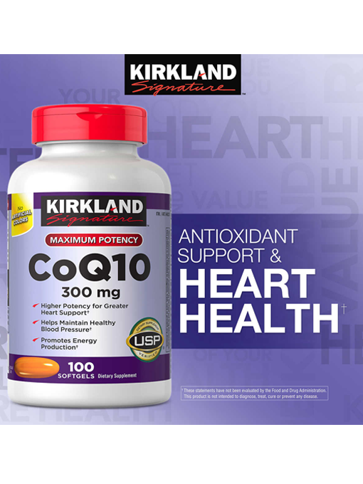 Kirkland - Maximum Potency CoQ10 100 Viên Nang - Hàng Auth Từ Mỹ