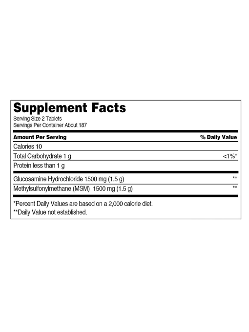 Kirkland - Glucosamin & MSM 375 Viên Nén- Hàng Auth Từ Mỹ 