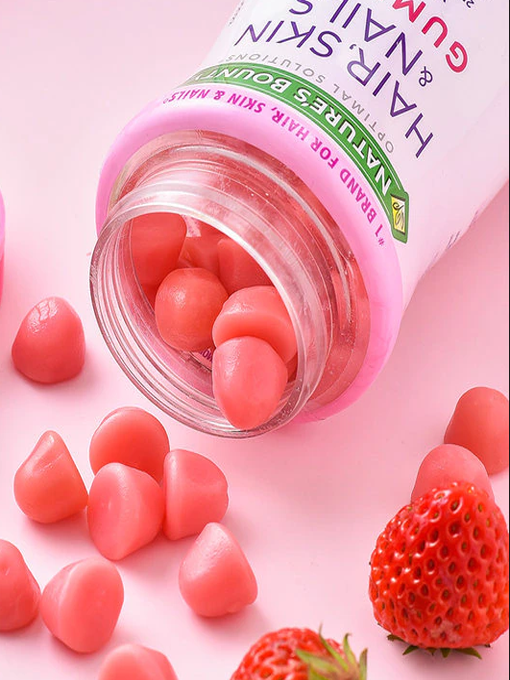Nature's Bounty - Hair Skin and Nails Advanced 230 Viên Kẹo Dẻo - Hàng Auth Từ Mỹ