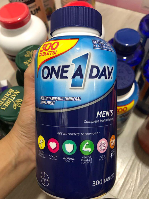 One A Day - Men's Multivitamin 300 Viên Nén - Hàng Auth Từ Mỹ