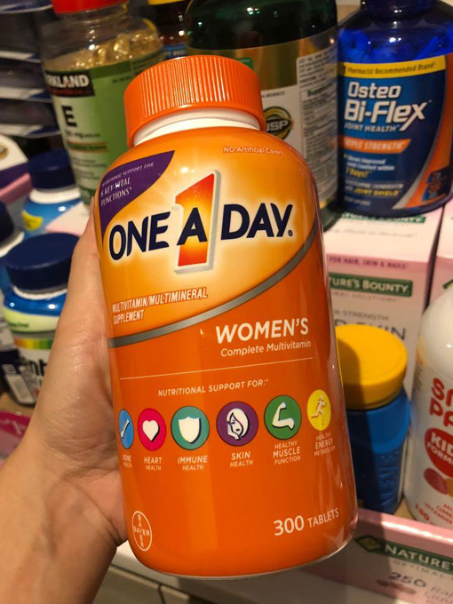 One A Day - Women's Multivitamin 300 Viên Nén - Hàng Auth Từ Mỹ