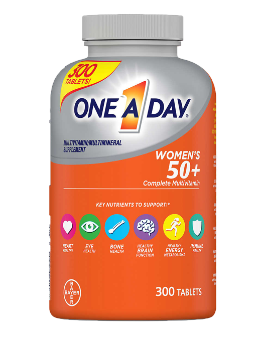 One A Day - Women's 50+ Multivitamin 300 Viên Nén - Hàng Auth Từ Mỹ