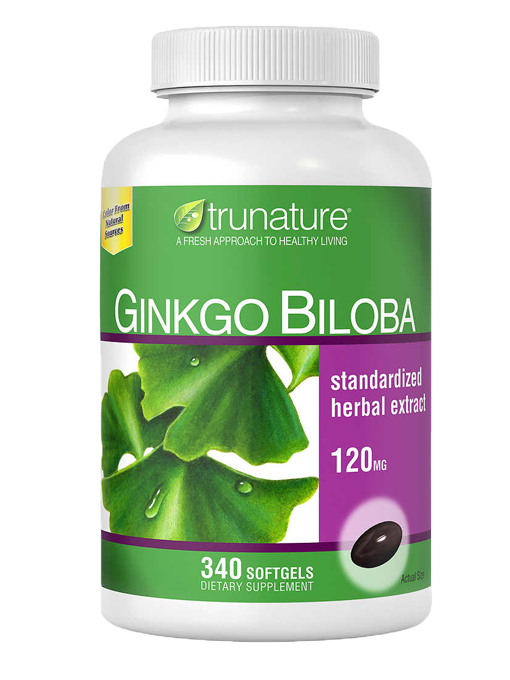 TrueNature - Ginkgo Biloba 340 Viên Nang - Hàng Auth Từ Mỹ