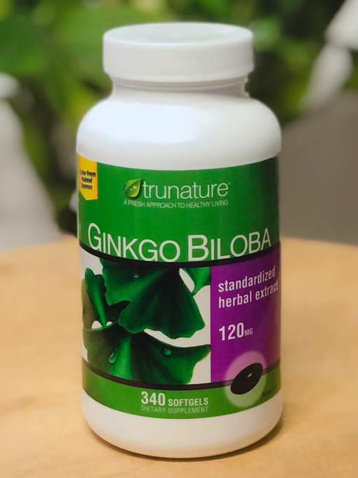 TrueNature - Ginkgo Biloba 340 Viên Nang - Hàng Auth Từ Mỹ